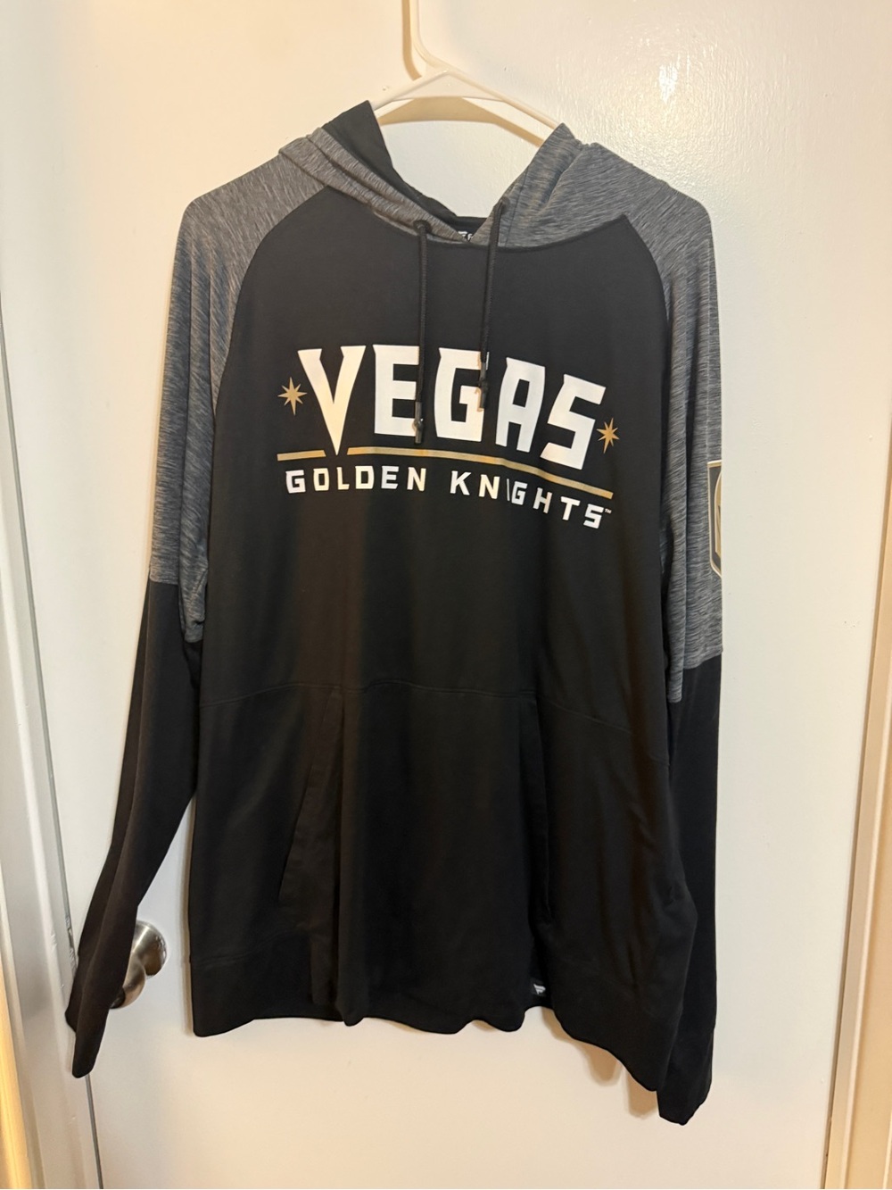 Men’s Vegas Knights Black & Gray Pullover Hoodie